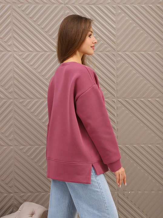 Свитшот женский Флёр брусника