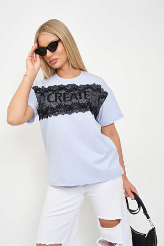 Футболка женская Юна св.голубой