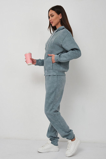 Костюм женский Дюна начёс фисташка