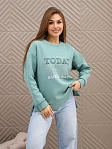 Свитшот женский Лео фисташка