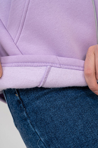 Толстовка женская Гамма на молнии лаванда