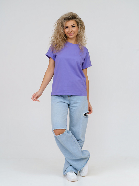 Футболка женская Классика василек