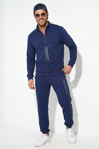 Костюм мужской Старк 3-х нитка петля индиго