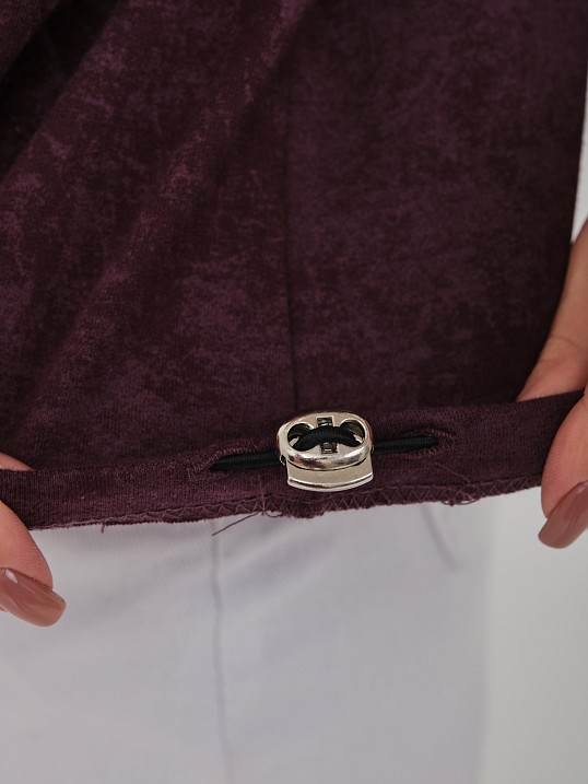 Толстовка женская Винтаж баклажан