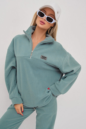 Костюм жен. Тренд флис аква