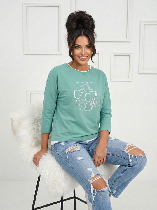Лонгслив жен. Вегас св.изумруд