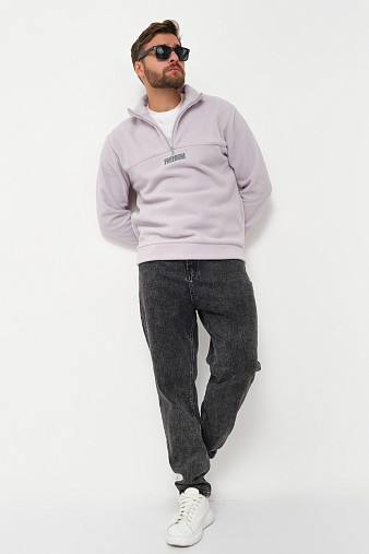 Толстовка муж. Драйв флис св.серый