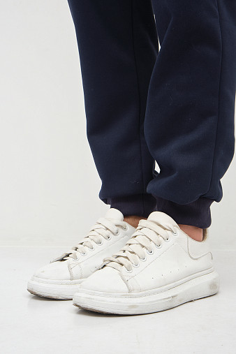 Брюки мужские теплые синий