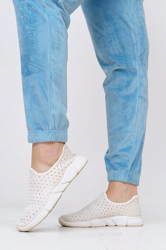 Костюм Авеню велюр аква