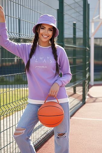 Свитшот женский Кетти лаванда