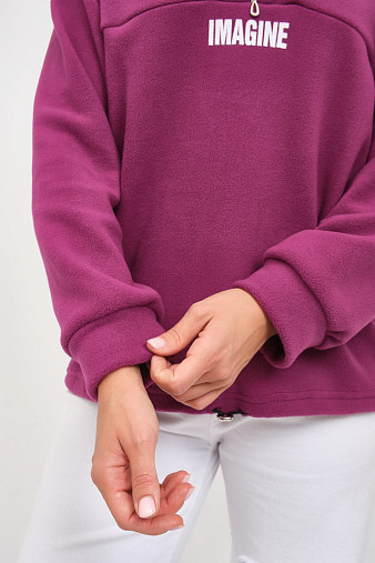 Толстовка жен. Тренд-2 флис лиловый