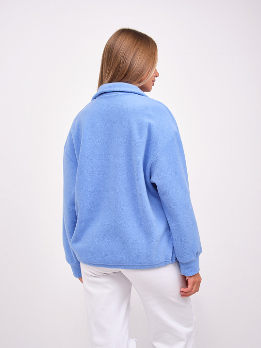 Толстовка жен. Тренд-2 флис голубой