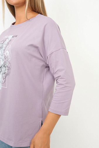 Лонгслив Стиль св.лиловый
