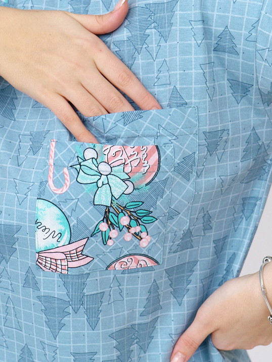 Костюм Кэнди ментол/клетка