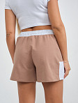 Шорты женские Рокси футер песочный