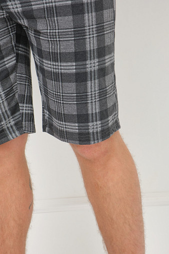 Костюм мужской Джой серый/клетка