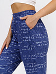 Брюки Силуэт джинс/буквы