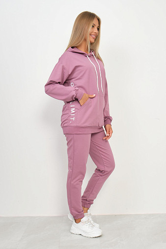 Костюм Челси футер 2-х нитка лиловый