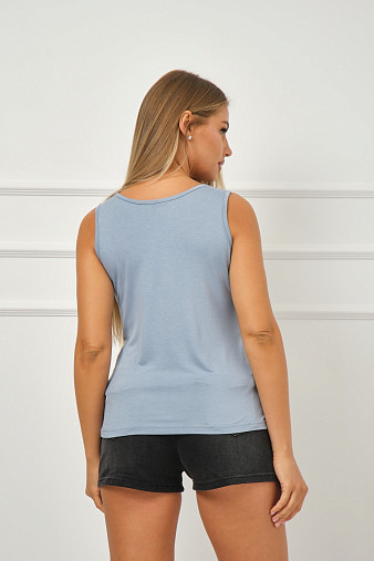 Майка вискозная однотонная арона