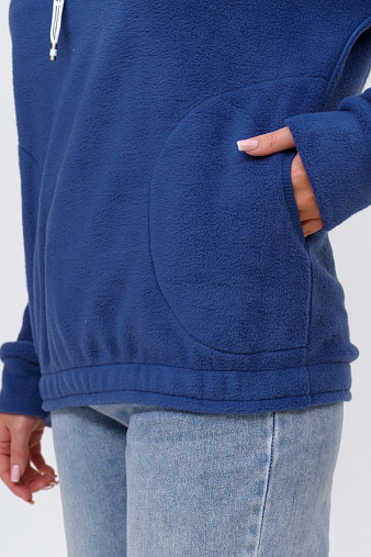 Толстовка Флис индиго