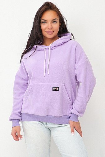 Толстовка женская Бэлла флис лаванда