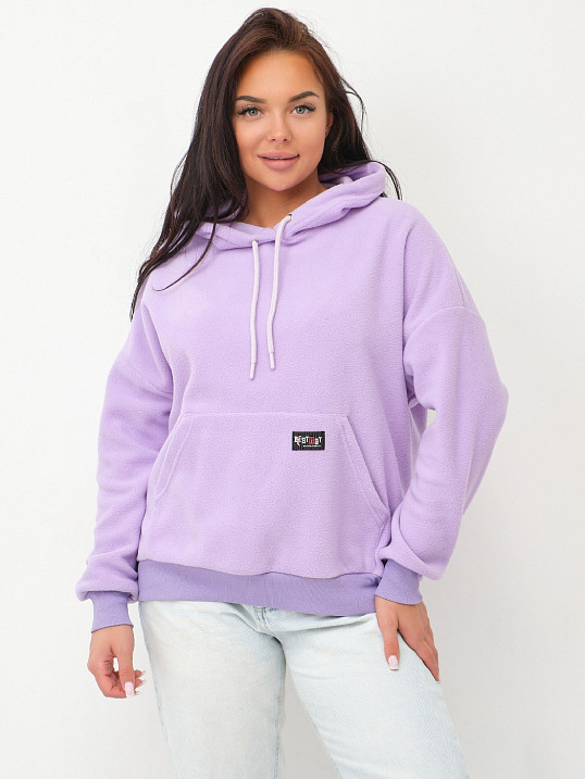 Толстовка женская Бэлла флис лаванда
