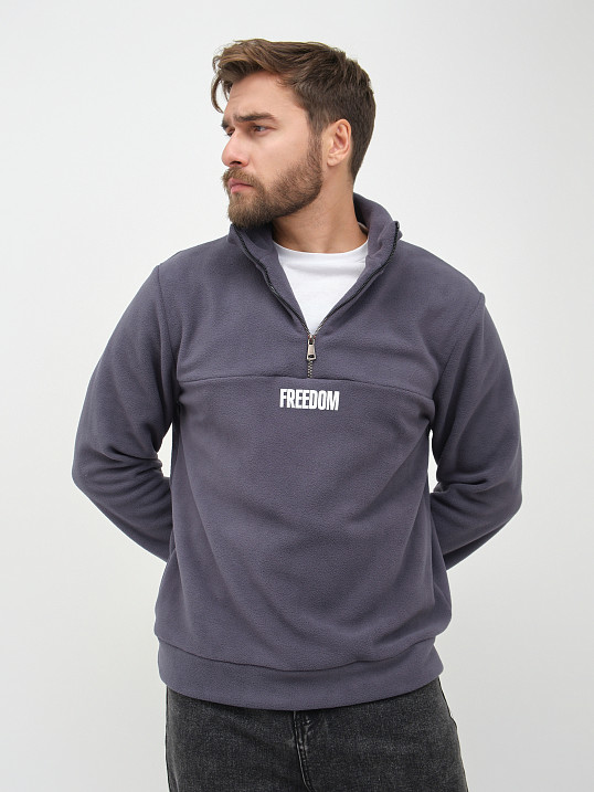 Толстовка муж. Драйв флис асфальт