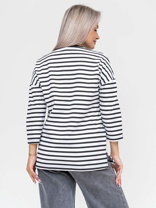 Лонгслив Горизонт черный