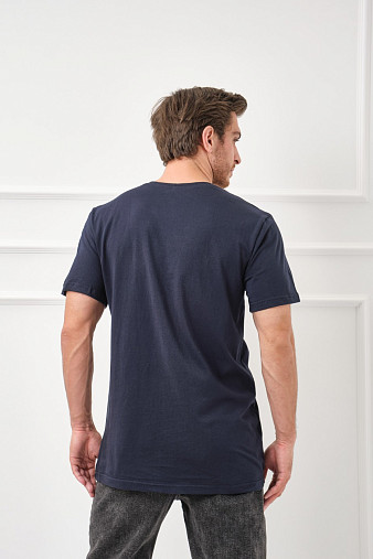 Футболка мужская Норд т.синяя