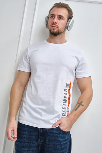 Футболка мужская Норд белый