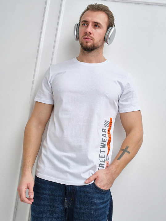 Футболка мужская Норд белый