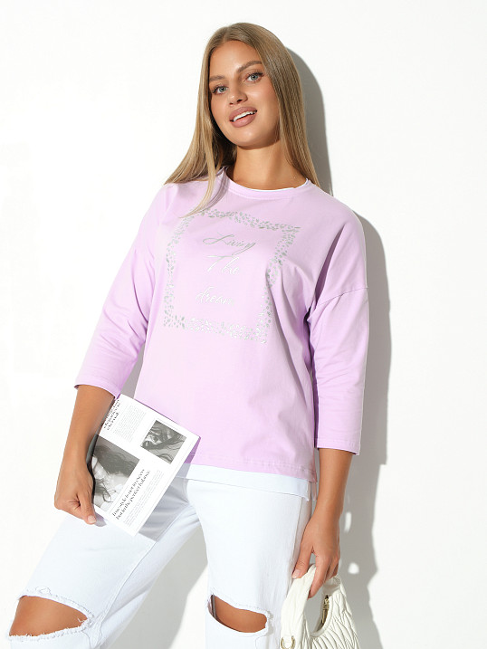 Лонгслив жен. Асти лаванда