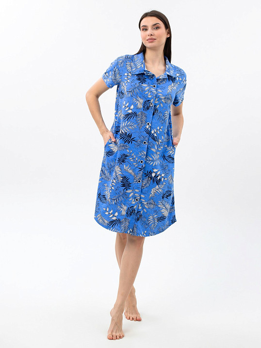 Халат Анна василёк/ветка