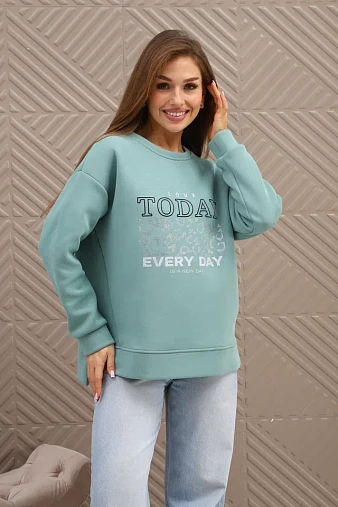 Свитшот женский Лео фисташка