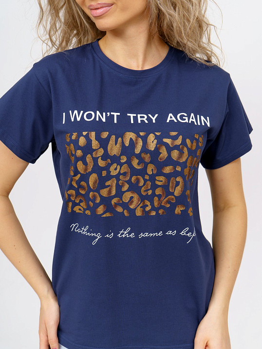 Футболка женская Импульс индиго