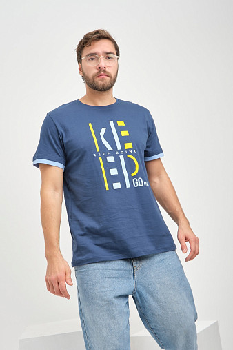 Футболка мужская Фантом индиго