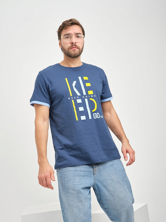 Футболка мужская Фантом индиго