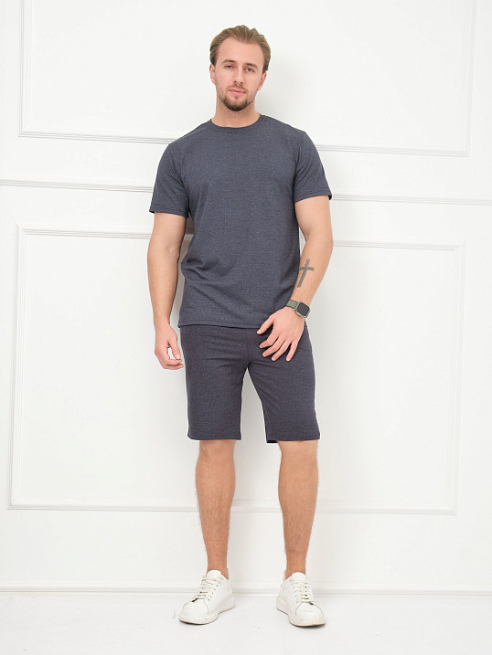 Костюм Эверест мужской синий меланж