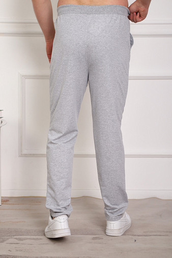 Брюки мужские без манжета серые