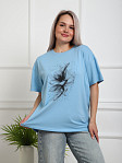 Футболка женская Жанет голубой