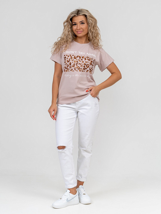 Футболка женская Импульс пыльная роза