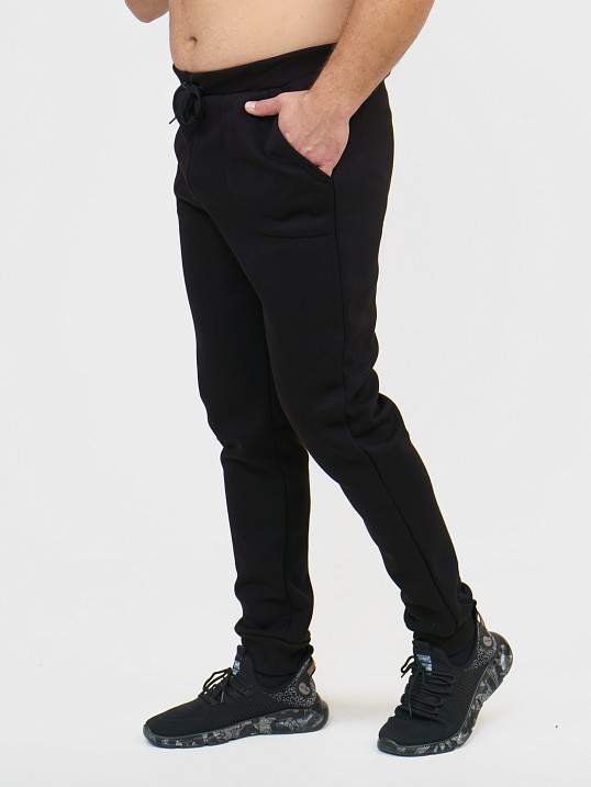 Брюки мужские футер 3-х нитка чёрный