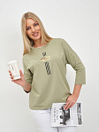 Лонгслив женский Мадлен фисташка