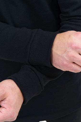 Белье нательное мужское начес черный