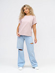 Футболка женская Классика пудра