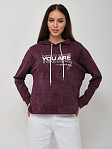Толстовка женская Винтаж баклажан