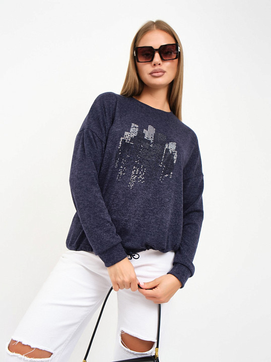 Джемпер женский Келли-2 синий