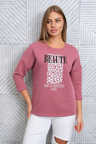 Свитшот женский Бьюти брусника