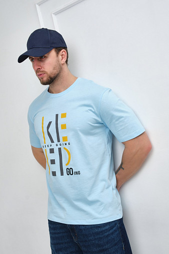 Футболка мужская Фантом-2 св.голубой