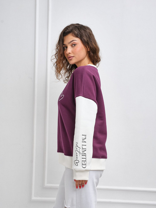 Толстовка женская Медея начес марсала